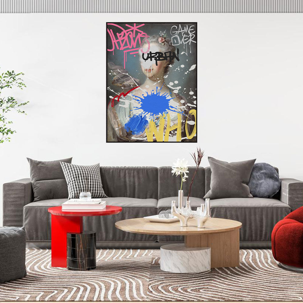 Splash Urban Art Graffiti Canvas Wall Art