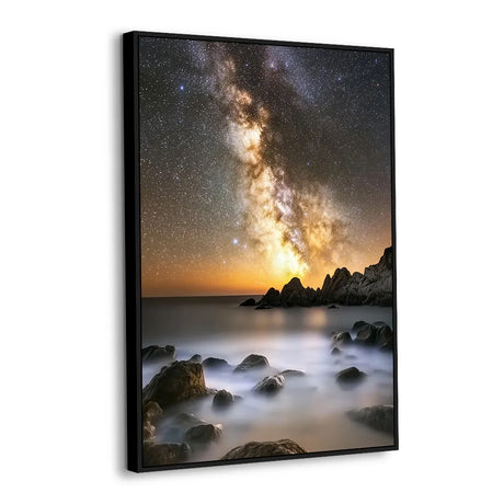 Starry Night-Coastal Canvas Wall Art