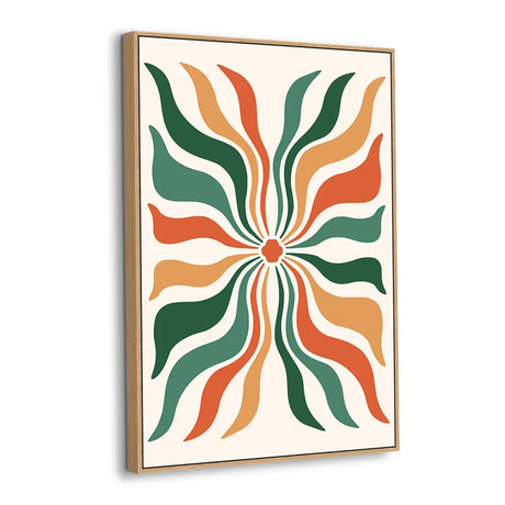 Sunflare Petal Symphony Canvas Wall Art