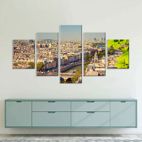 Sunny Paris Canvas Wall Art