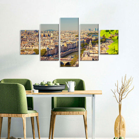 Sunny Paris Canvas Wall Art