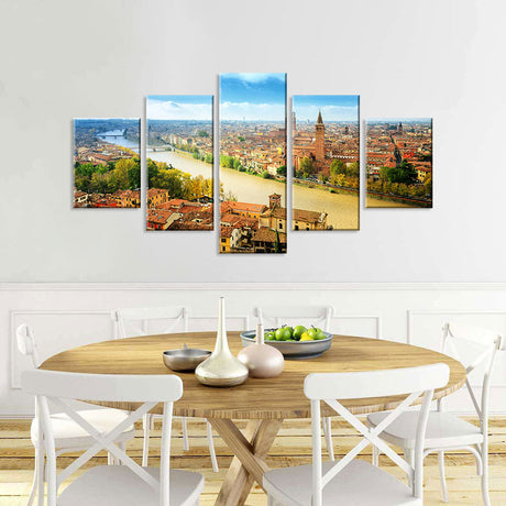 Sunny Verona Canvas Wall Art