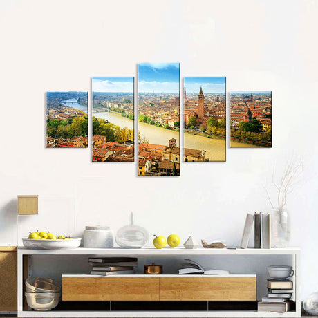 Sunny Verona Canvas Wall Art