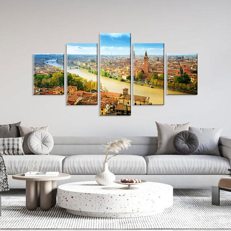 Sunny Verona Canvas Wall Art