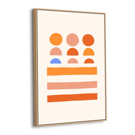 Sunrise Rhythm Abstract Canvas Wall Art