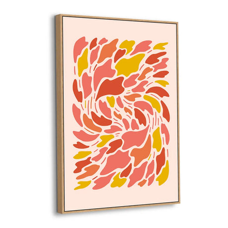 Swirl of Joy Abstract Canvas Wall Art