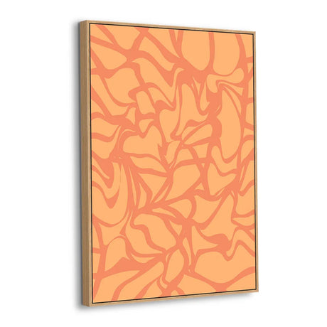 Tangerine Dream Abstract Canvas Wall Art