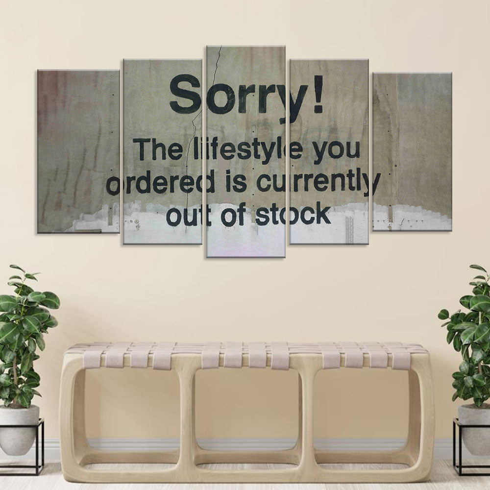 The Lifestyle You Ordered Canvas Wall Art