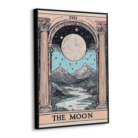 The Moon Tarot: Mystical Canvas Wall Art