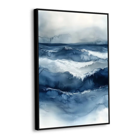 Tranquil Ocean Waves Canvas – Coastal Wall Art