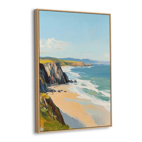 Tranquil Tides Beach Canvas Wall Art