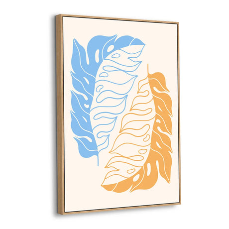 Twin Tropics Canvas Wall Art