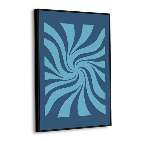 Twisted Motion Abstract Canvas Wall Art