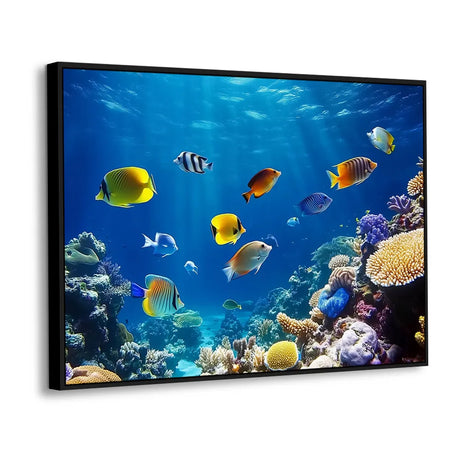 Underwater Coral Reef Canvas Wall Art