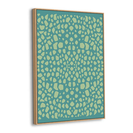 Verdant Mirage Abstract Canvas Wall Art