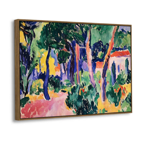 Vibrant Impressionist Landscape Canvas Wall Art