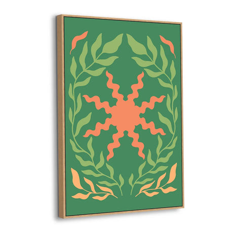 Vibrant Radiant Bloom Canvas Wall Art
