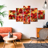 Floral Symphony Canvas Wall Art