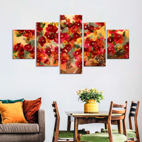 Floral Symphony Canvas Wall Art