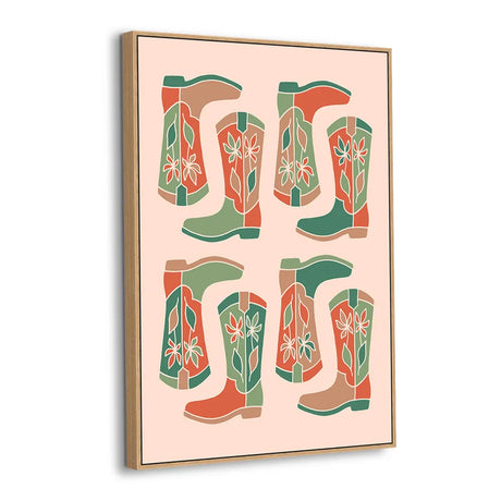 Western Bloom Canvas Wall Art