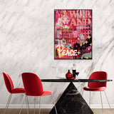 Whatever Is Worth Doing Well Graffiti Canvas Wall Art