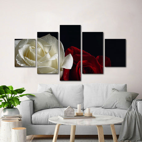 Elegance in Roses Canvas Wall Art