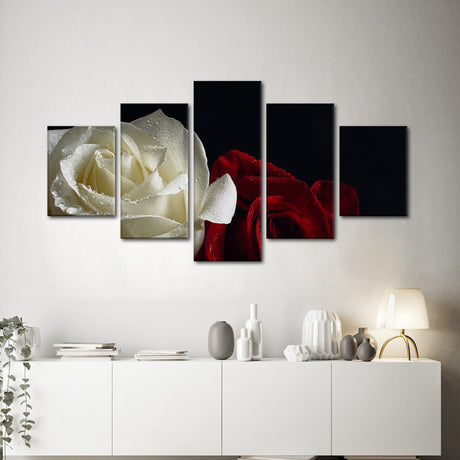 Elegance in Roses Canvas Wall Art