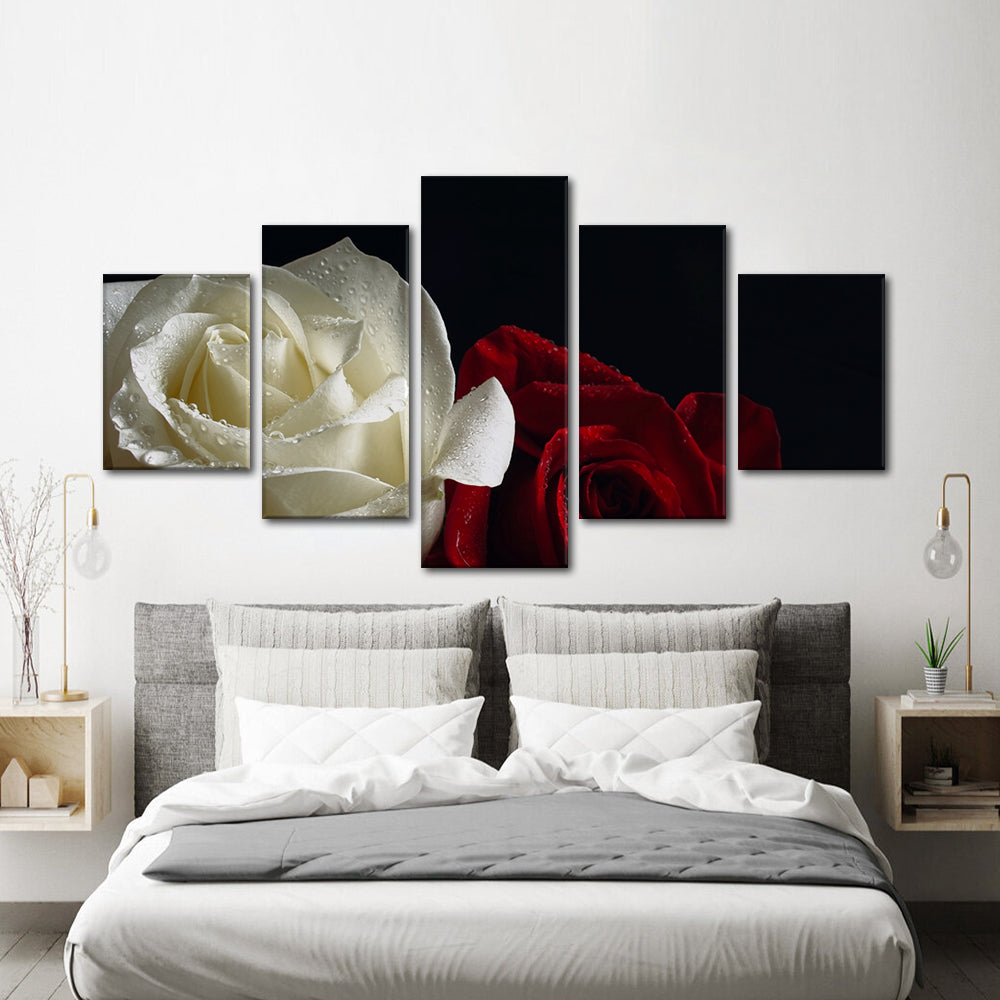 Elegance in Roses Canvas Wall Art