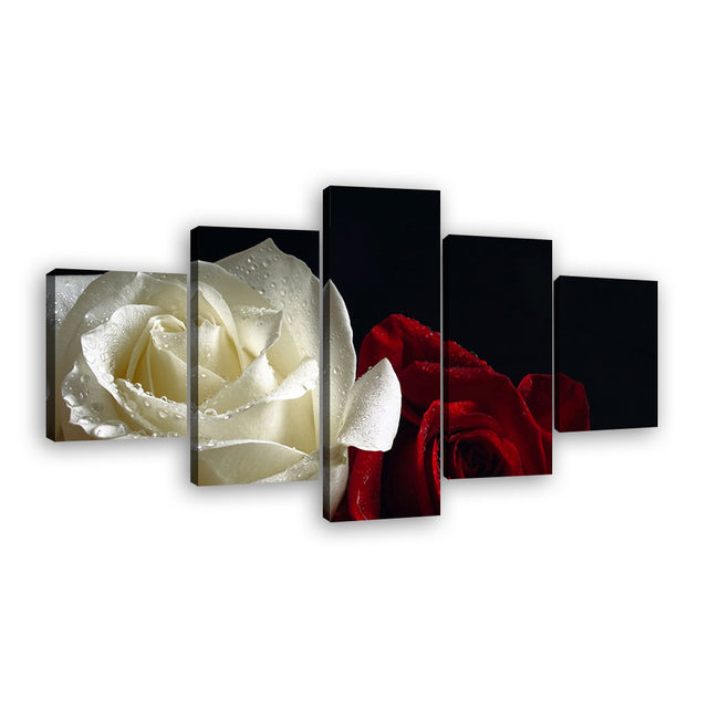 Elegance in Roses Canvas Wall Art