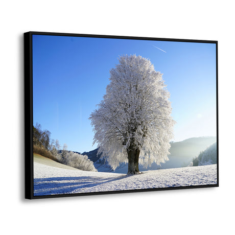 Winter Wonderland Tree Canvas Wall Art