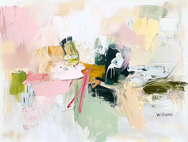 Pastel Dreams: Expressionist Canvas Wall Art