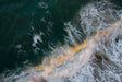 Aerial Ocean Surge Canvas Wall Art