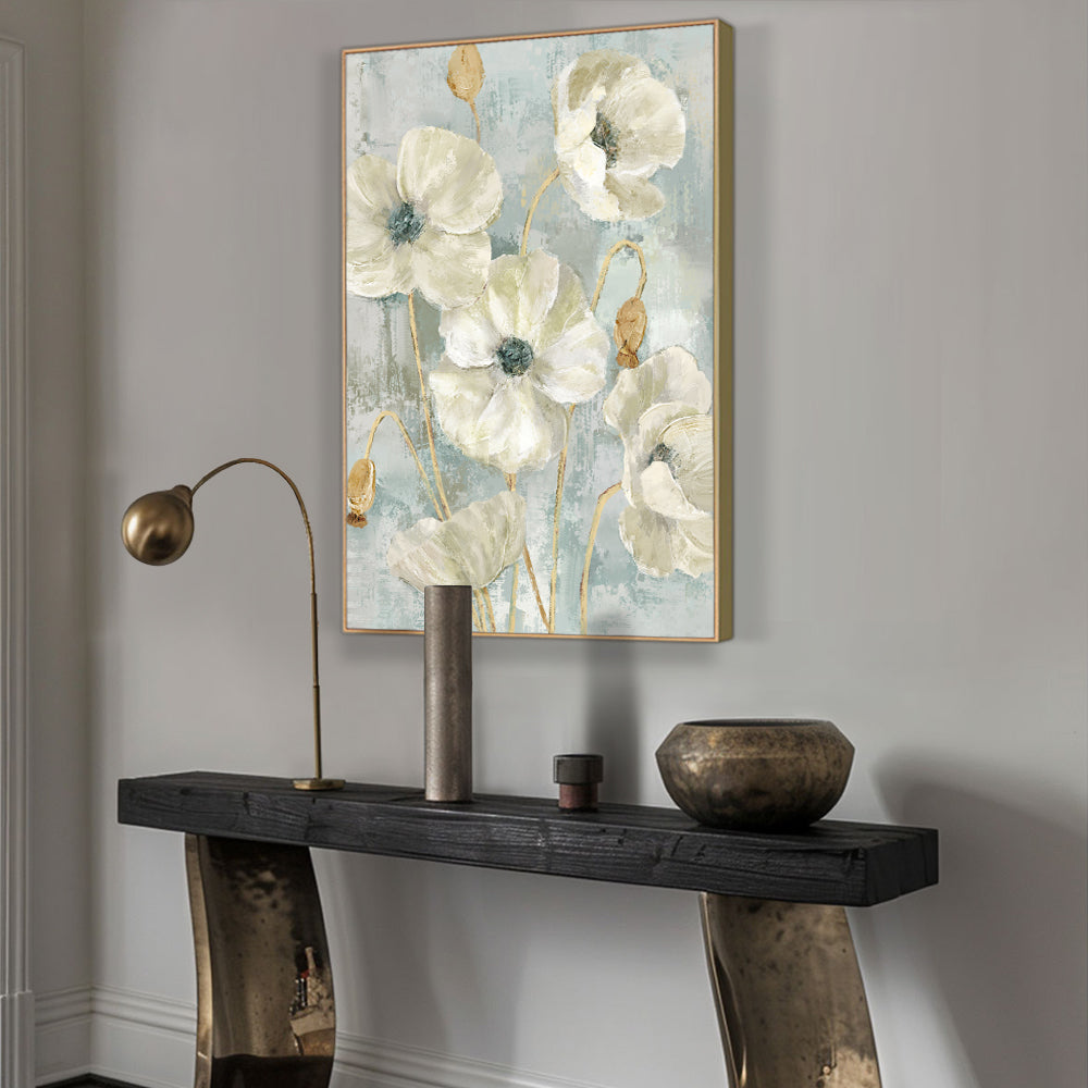 Golden Poppies Canvas Wall Art